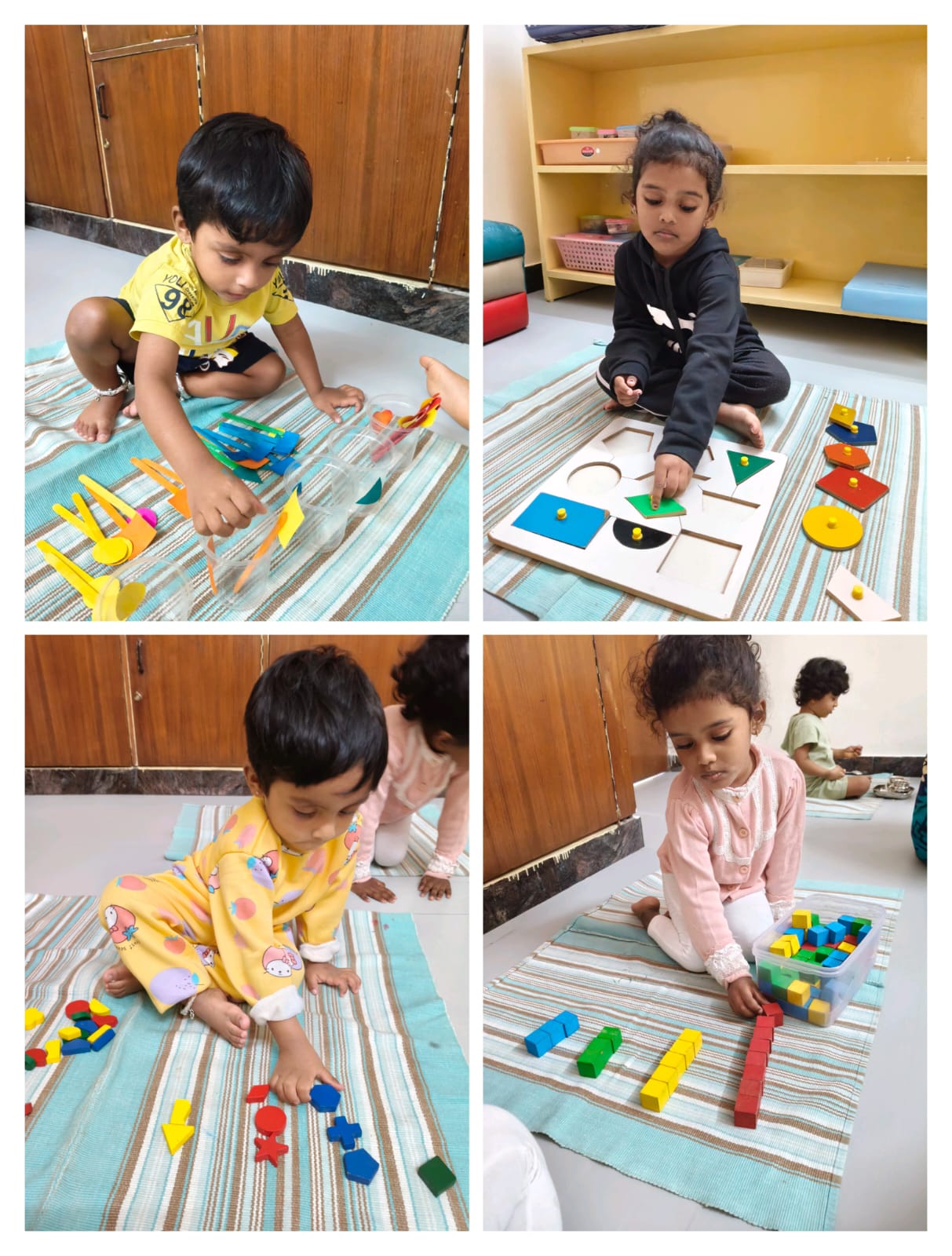 Children engaged in learning